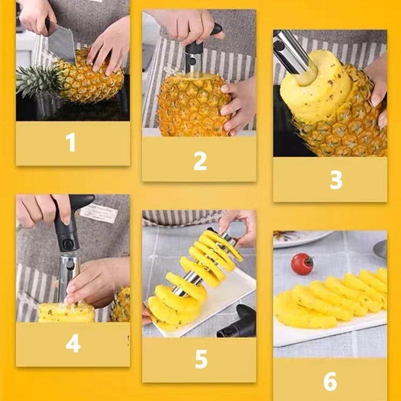 Stainless Steel Pineapple Slicer Peeler Cutter