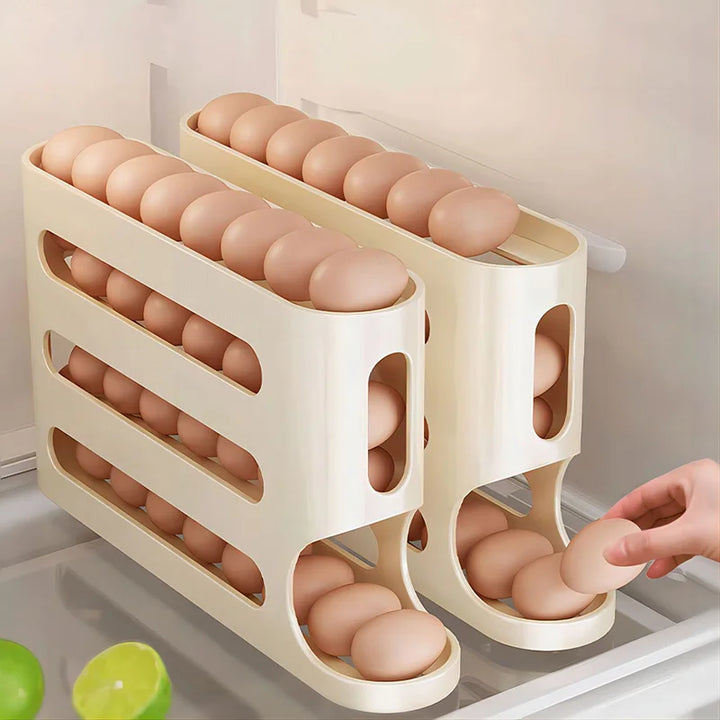 Automatic Rolling Egg Holder Rack