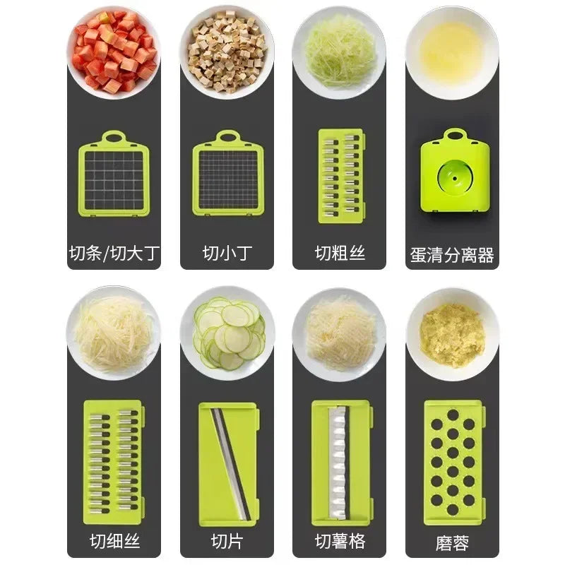 Multifunctional Vegetable Slicer Cutter Shredders