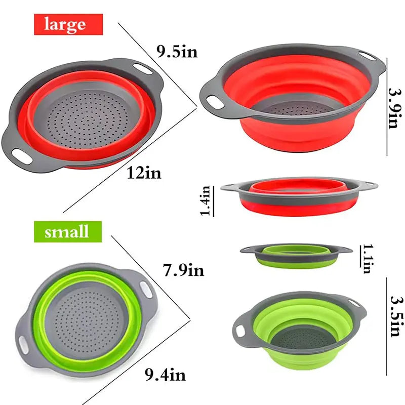 Silicone Collapsible Colander