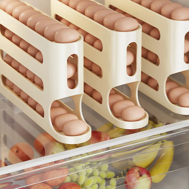 Automatic Rolling Egg Holder Rack