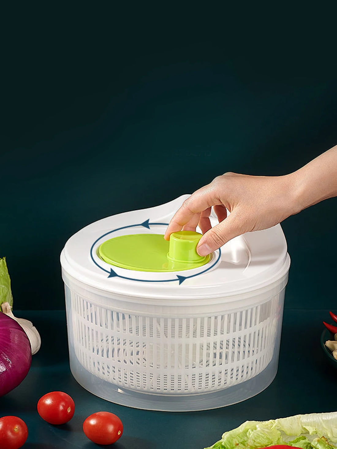 Manual Vegetable Dehydrator Salad Spinner