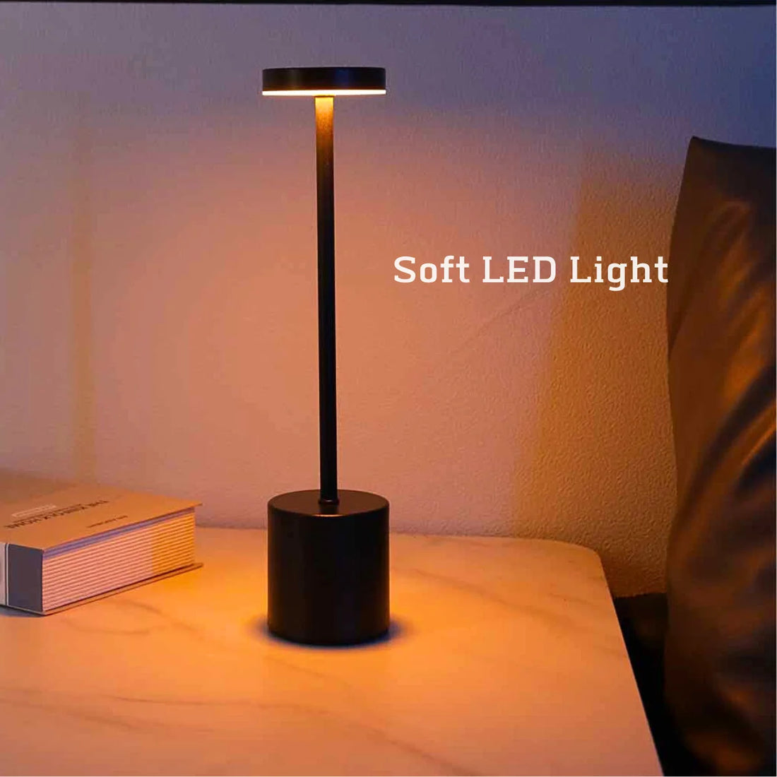 Rechargeable Touch Metal Table Lamp