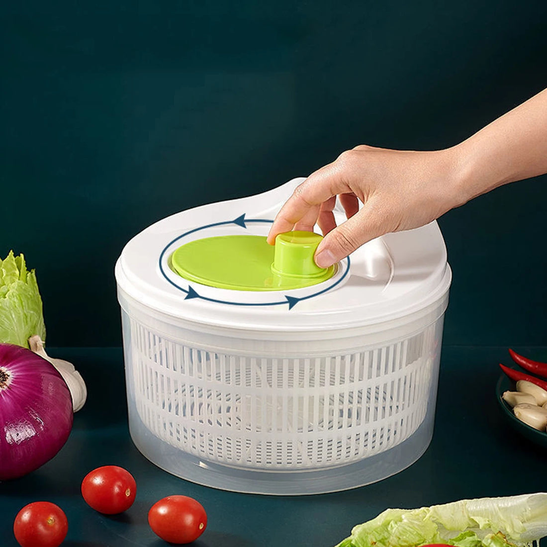 Manual Vegetable Dehydrator Salad Spinner