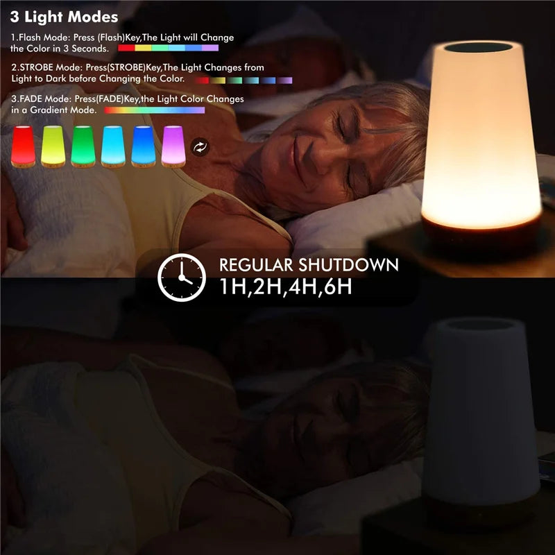 13-Color Dimmable RGB Night Light