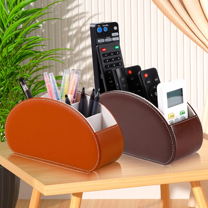 PU Leather Desk Organizer