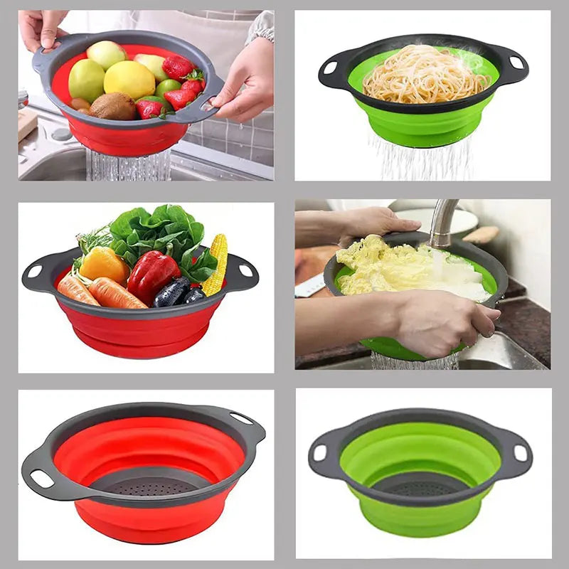 Silicone Collapsible Colander