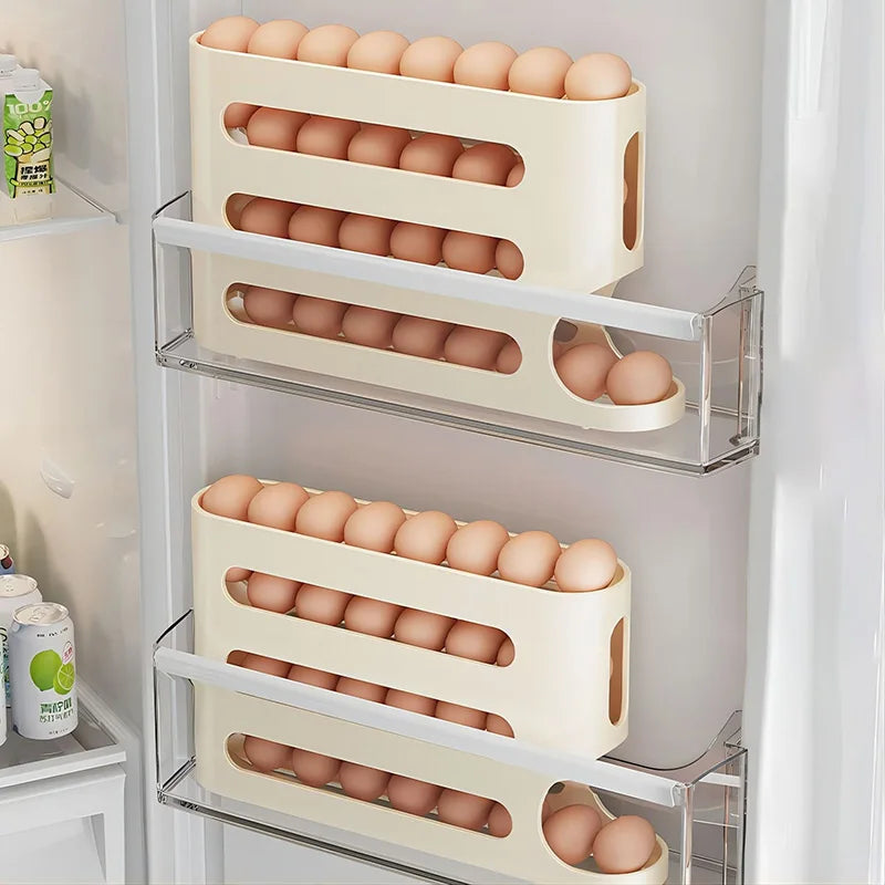 Automatic Rolling Egg Holder Rack