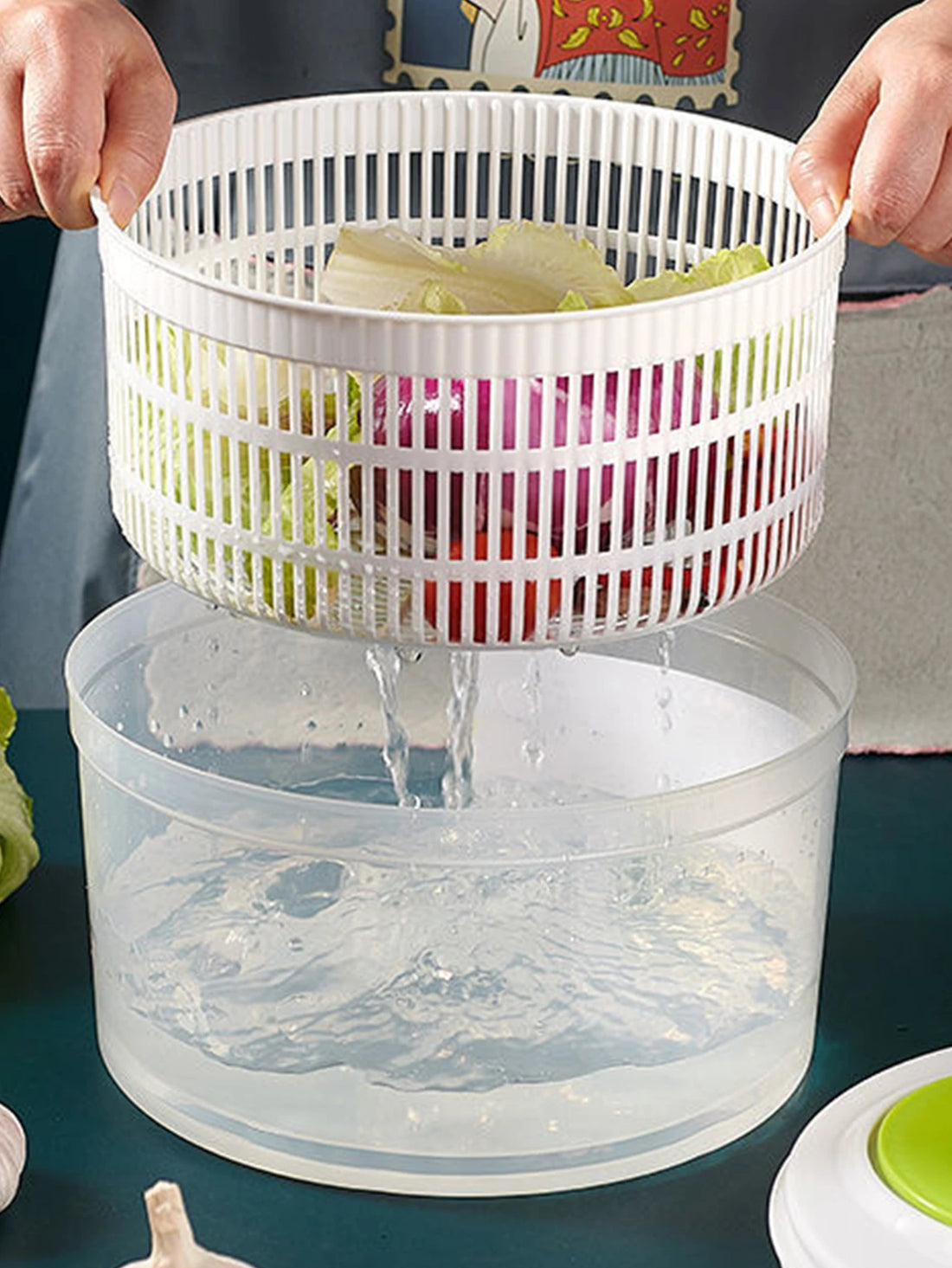 Manual Vegetable Dehydrator Salad Spinner